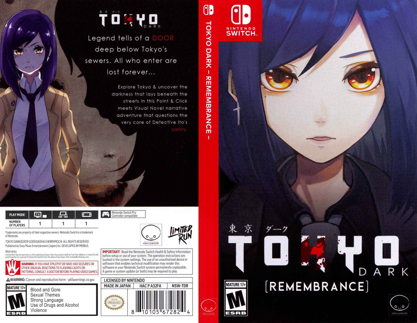 Tokyo Dark - Remembrance Cover Art - WOI Solutions