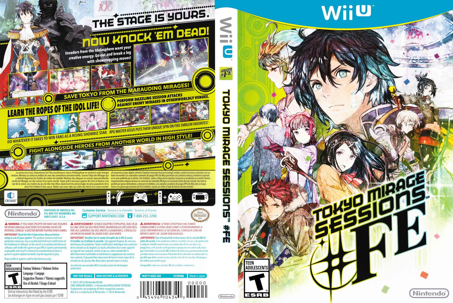 Tokyo Mirage Sessions FE Cover Art - WOI Solutions