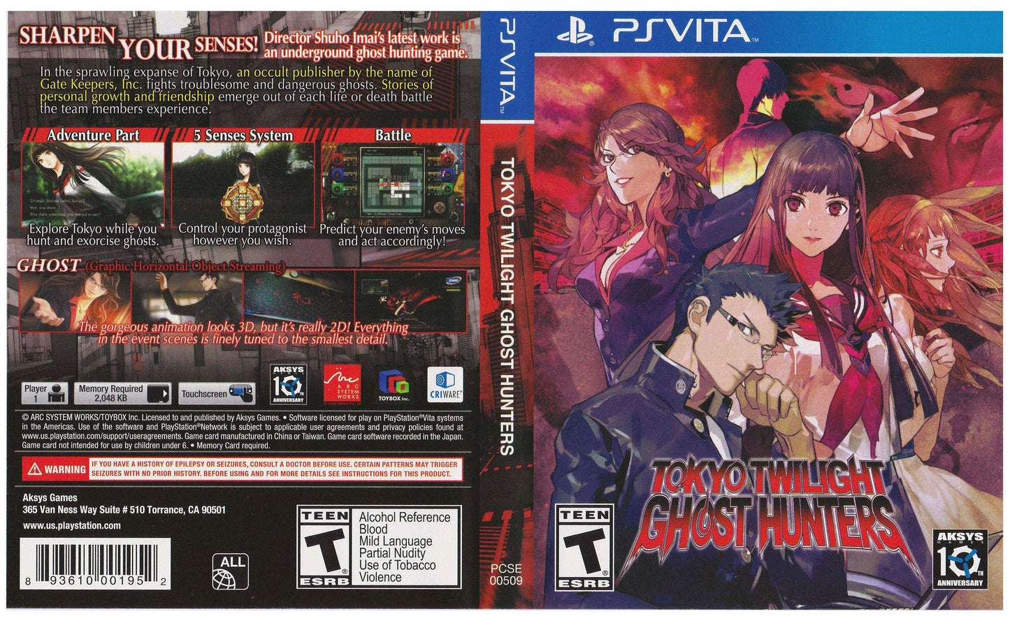 Tokyo Twilight Ghost Hunters Cover Art - WOI Solutions