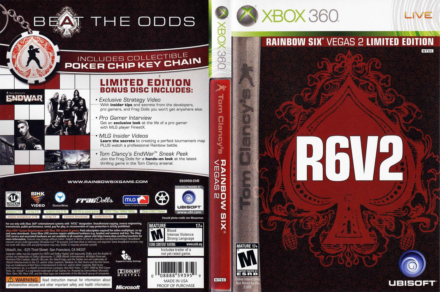 Tom Clancy's Rainbow Six Vegas 2 Cover Art - WOI Solutions