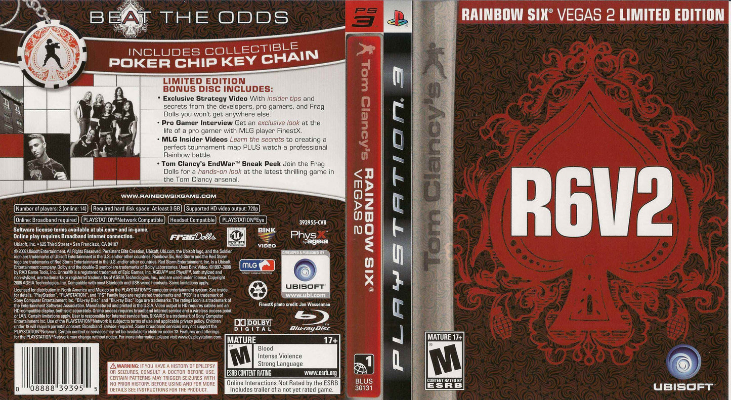 Tom Clancy's Rainbow Six Vegas 2 Cover Art - WOI Solutions