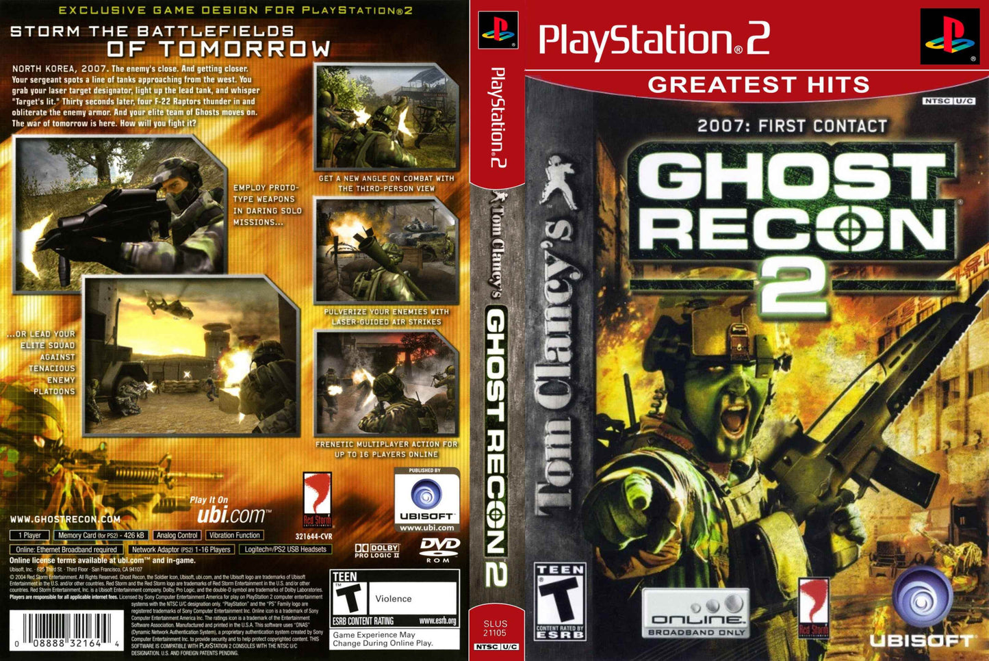 Tom Clancy's Ghost Recon 2 Cover Art - WOI Solutions