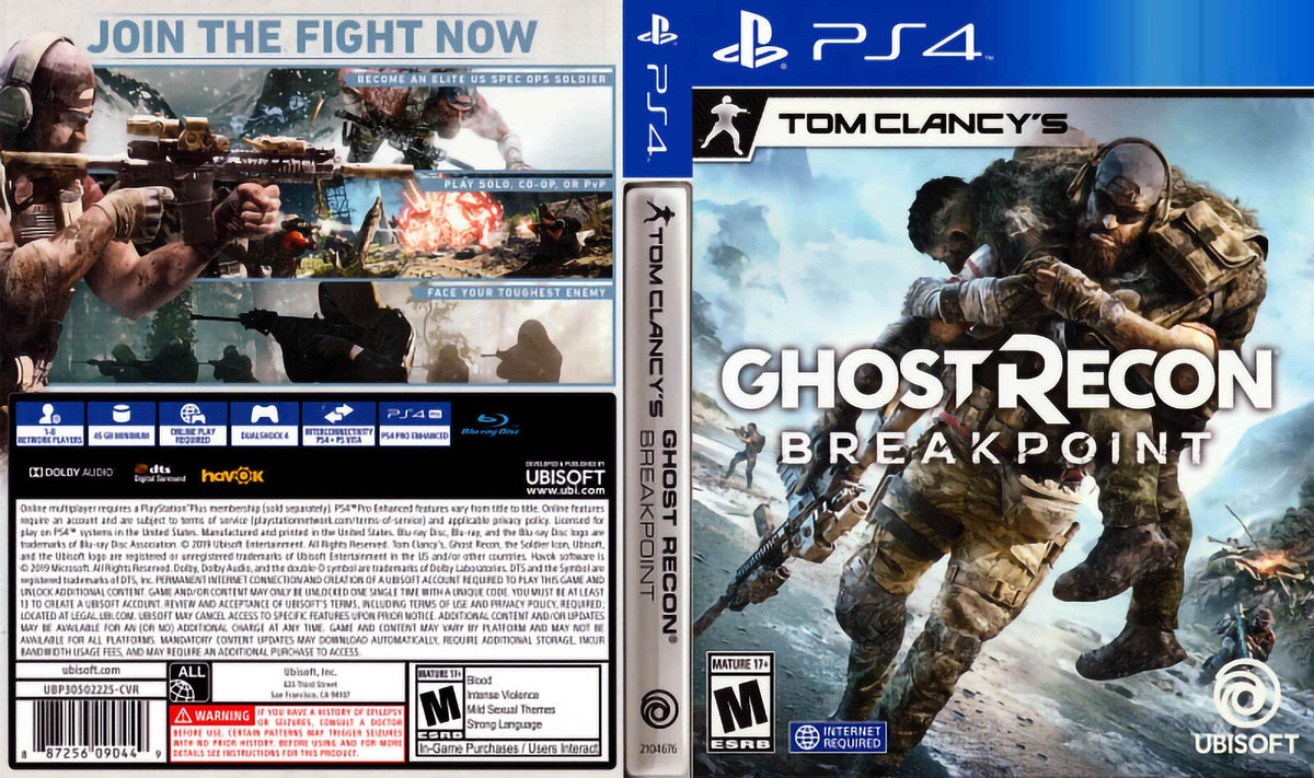 Tom Clancy's Ghost Recon Breakpoint Cover Art - WOI Solutions