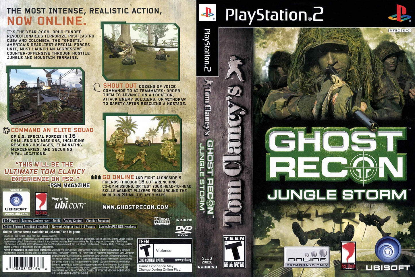 Tom Clancy's Ghost Recon Jungle Storm Cover Art - WOI Solutions