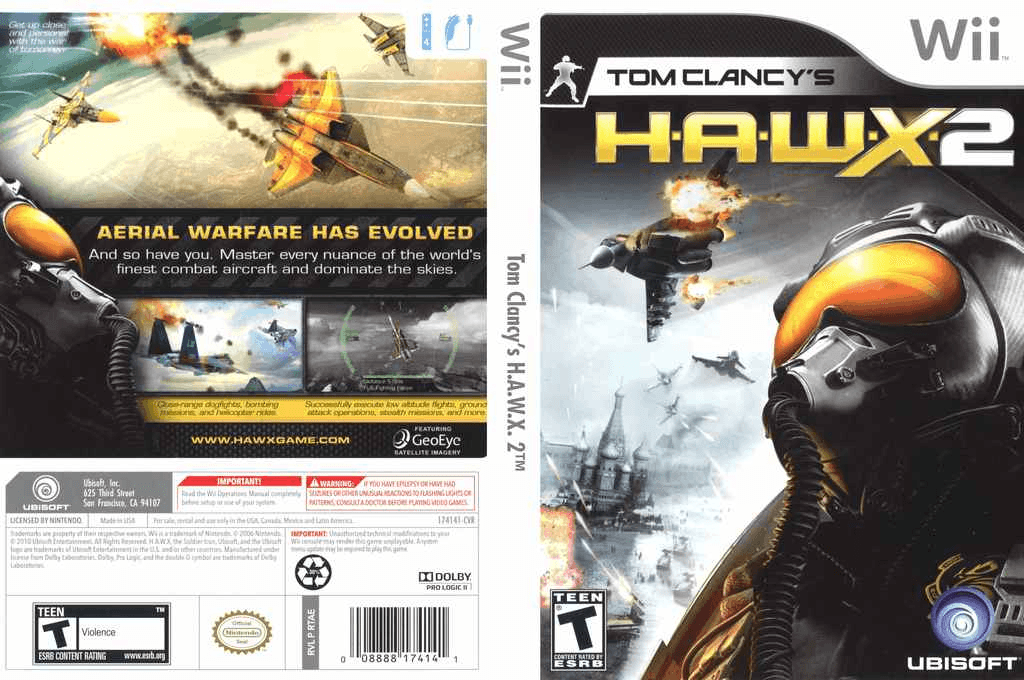 Tom Clancy's Hawx 2 Cover Art - WOI Solutions