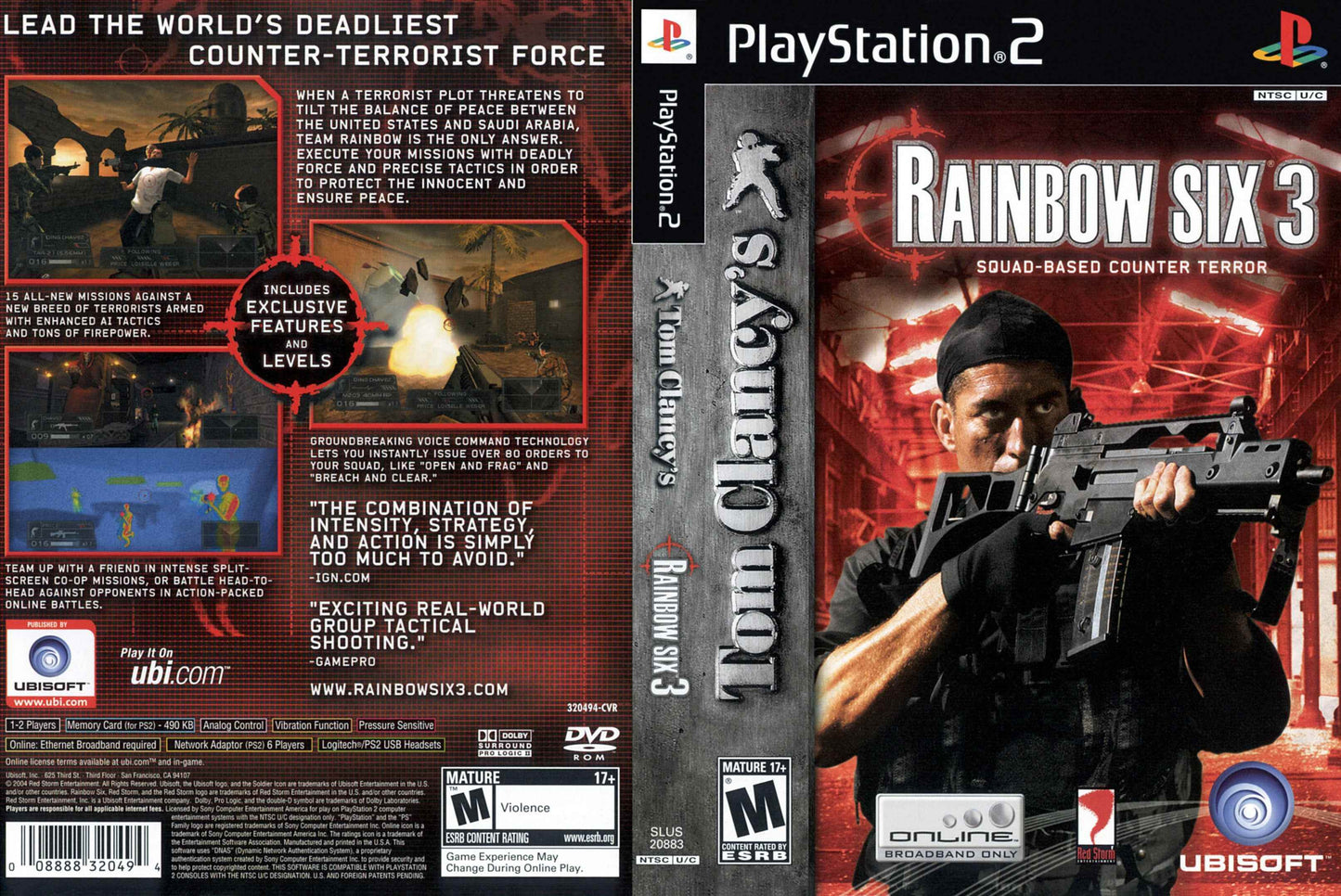 Tom Clancy's Rainbow Six 3 Cover Art - WOI Solutions