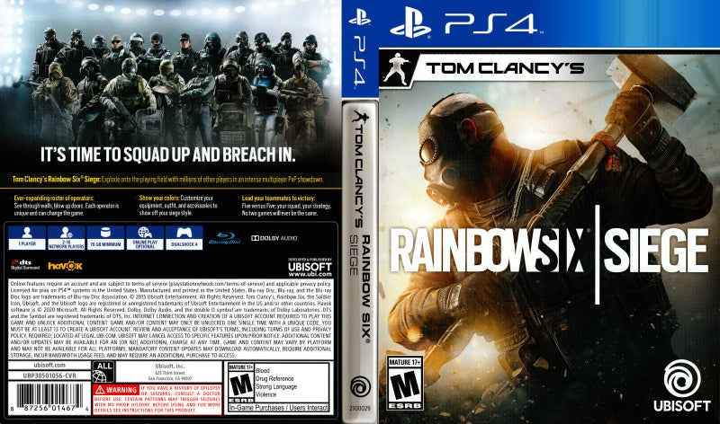 Tom Clancy's Rainbow Six Siege Cover Art - WOI Solutions