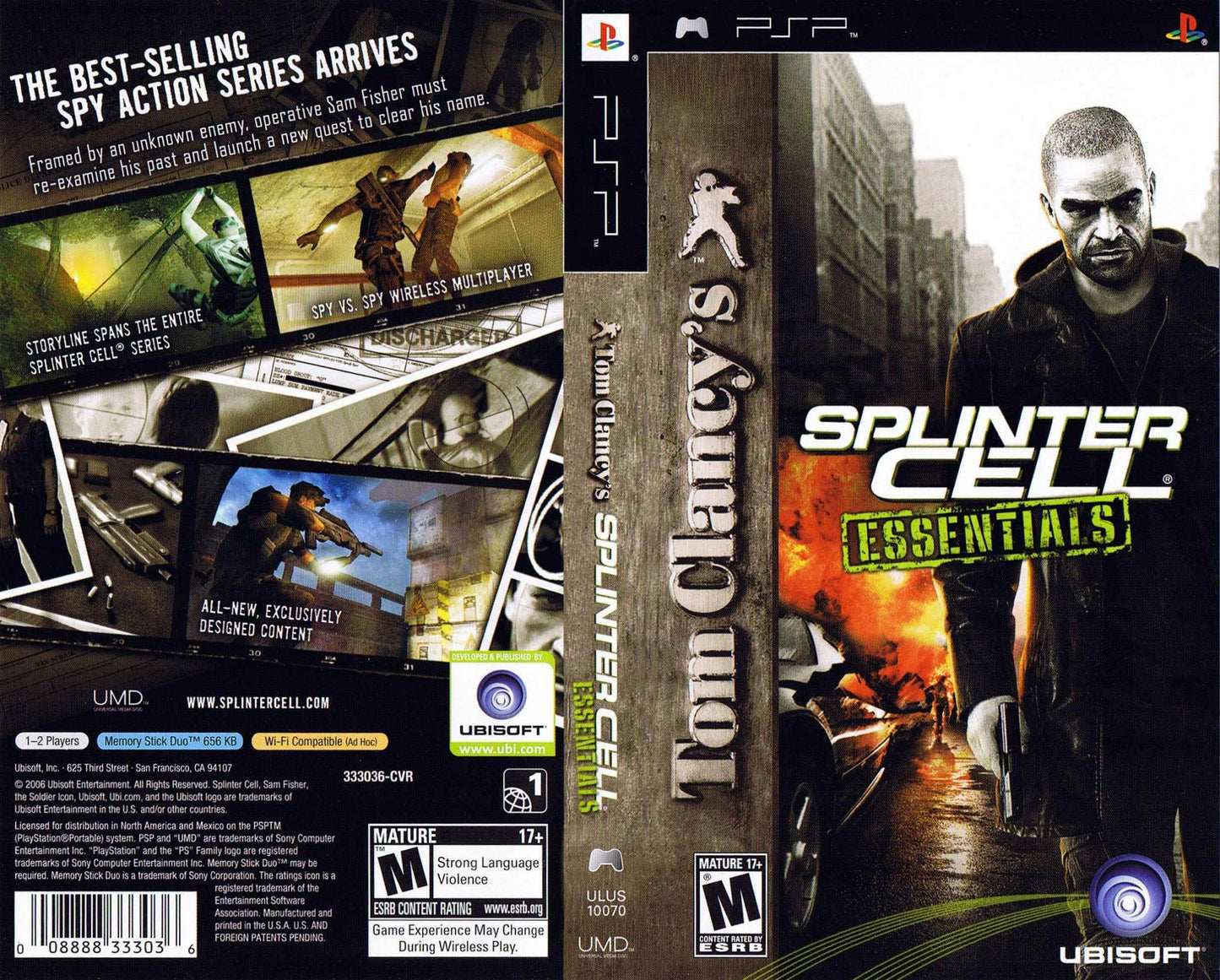 Tom Clancy's Splinter Cell Essentials Cover Art - WOI Solutions