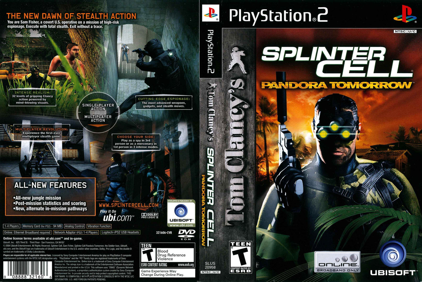 Tom Clancy's Splinter Cell Pandora Tomorrow Cover Art - WOI Solutions