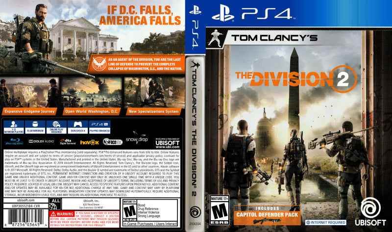 Tom Clancy's The Division 2 Cover Art - WOI Solutions