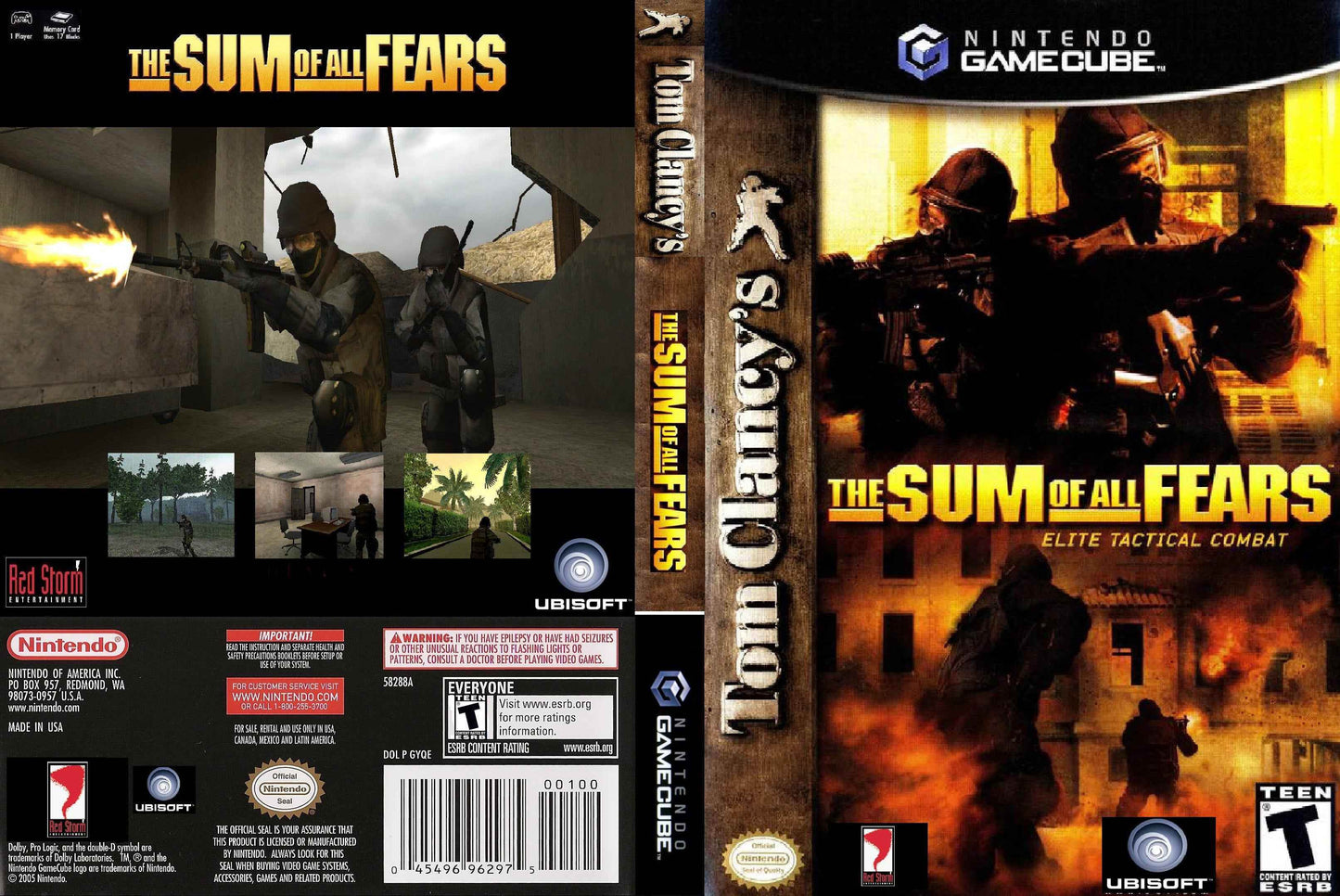 Tom Clancy's The Sum of All Fears Cover Art - WOI Solutions