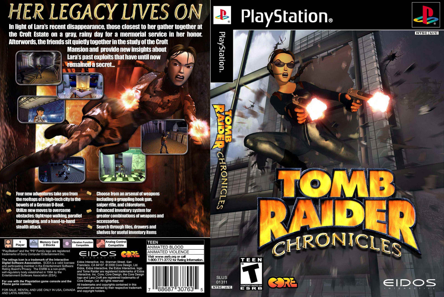 Tomb Raider Chronicles Cover Art - WOI Solutions