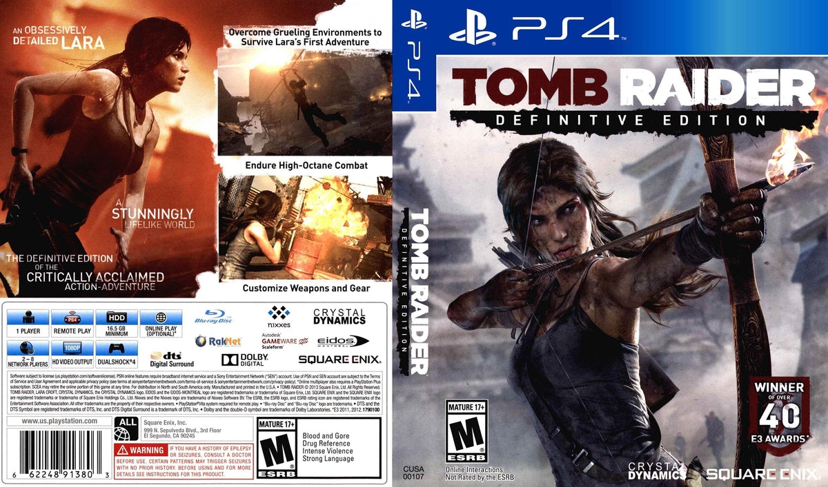 Tomb Raider Definitive Edition Cover Art - WOI Solutions