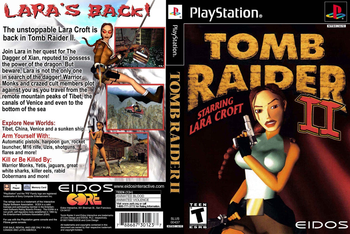 Tomb Raider II Cover Art - WOI Solutions