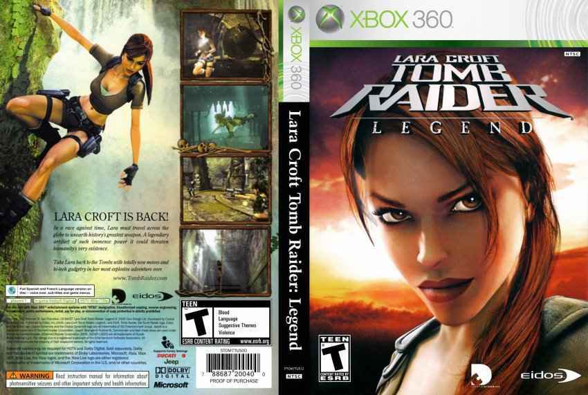 Tomb Raider Legend Cover Art - WOI Solutions