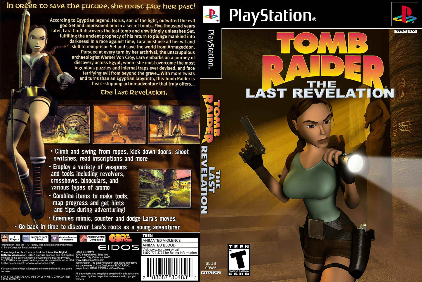 Tomb Raider The Last Revelation Cover Art - WOI Solutions