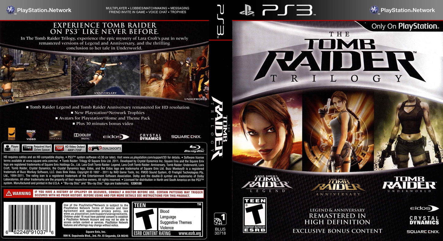Tomb Raider Trilogy Cover Art - WOI Solutions
