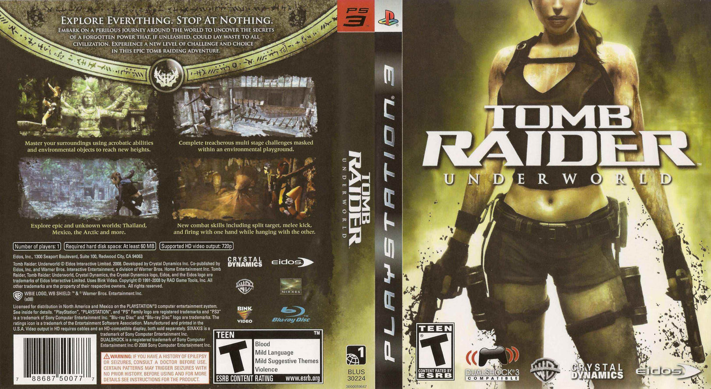 Tomb Raider Underworld Cover Art - WOI Solutions