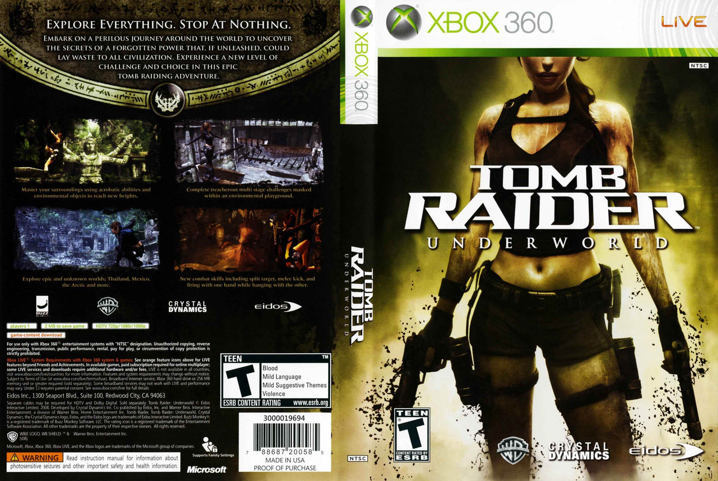 Tomb Raider Underworld Cover Art - WOI Solutions