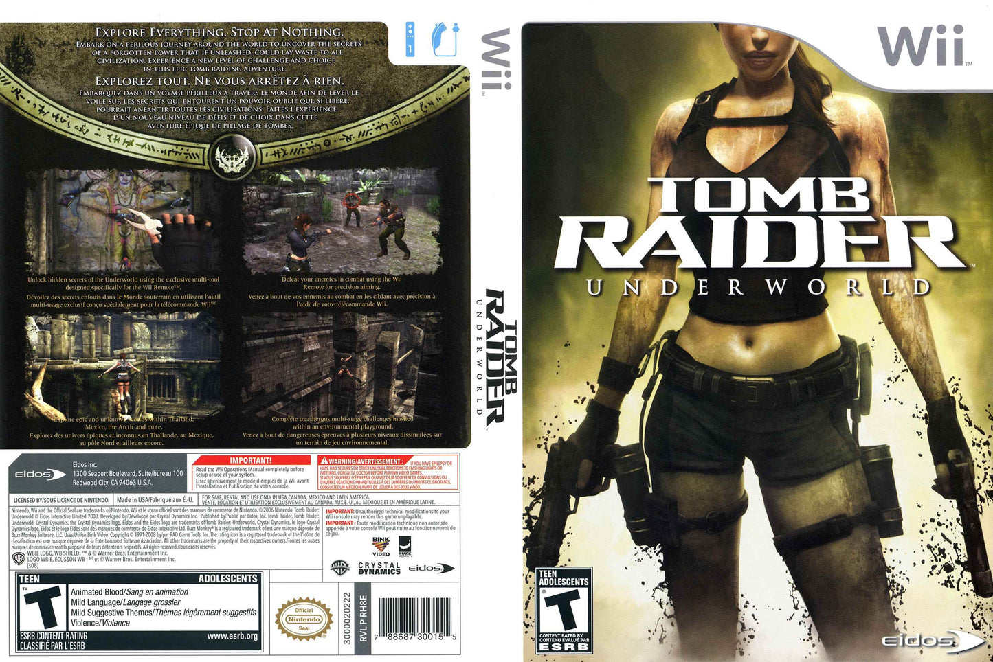 Tomb Raider Underworld Cover Art - WOI Solutions