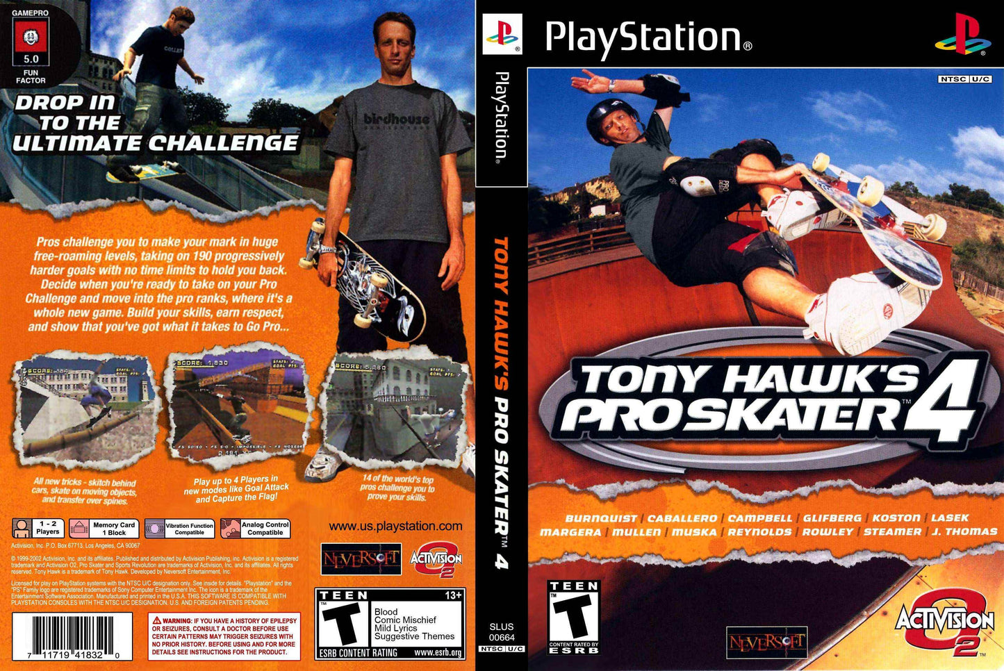 Tony Hawk's Pro Skater 4 Cover Art - WOI Solutions