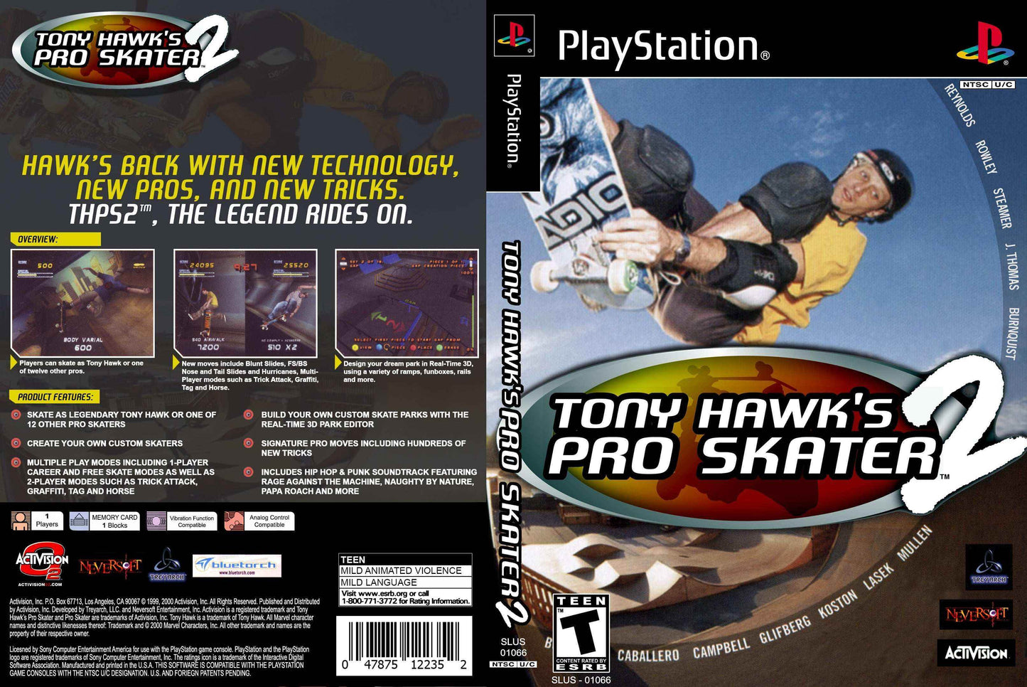 Tony Hawk's Pro Skater 2 Cover Art - WOI Solutions