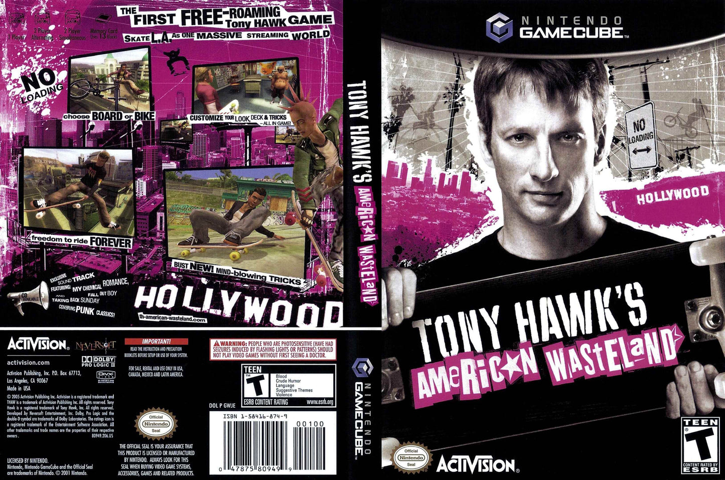 Tony Hawk's American Wasteland Cover Art - WOI Solutions
