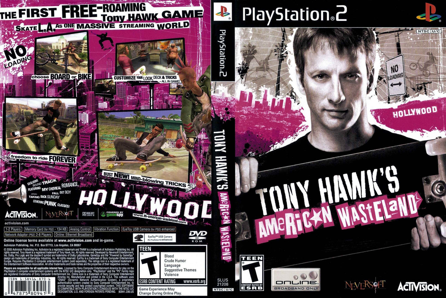 Tony Hawk's American Wasteland Cover Art - WOI Solutions