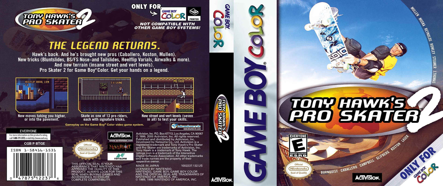 Tony Hawk's Pro Skater 2 Cover Art - WOI Solutions