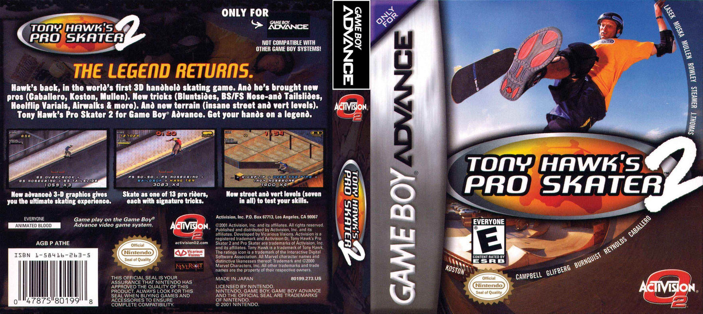 Tony Hawk's Pro Skater 2 Cover Art - WOI Solutions