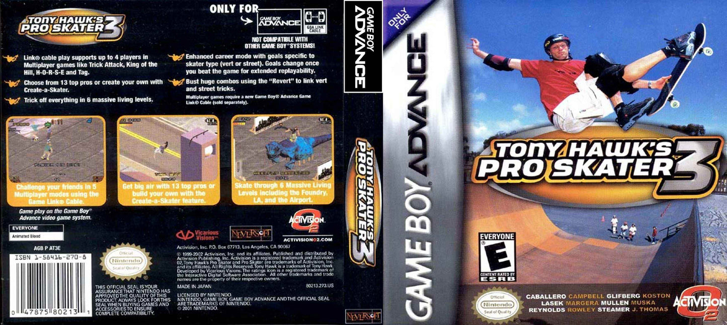 Tony Hawk's Pro Skater 3 Cover Art - WOI Solutions