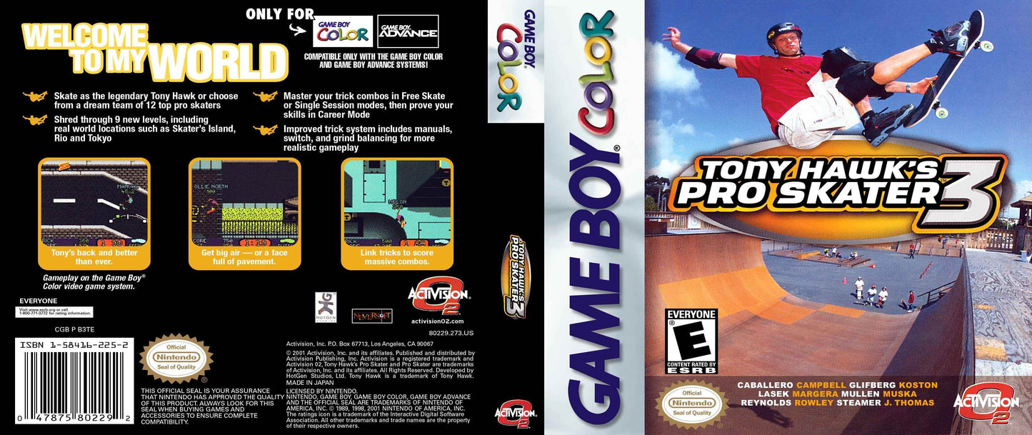 Tony Hawk's Pro Skater 3 Cover Art - WOI Solutions