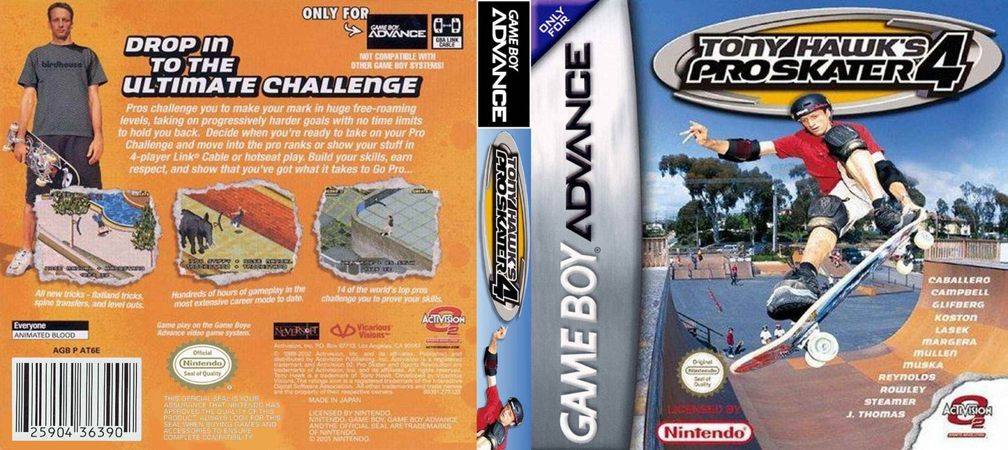 Tony Hawk's Pro Skater 4 Cover Art - WOI Solutions