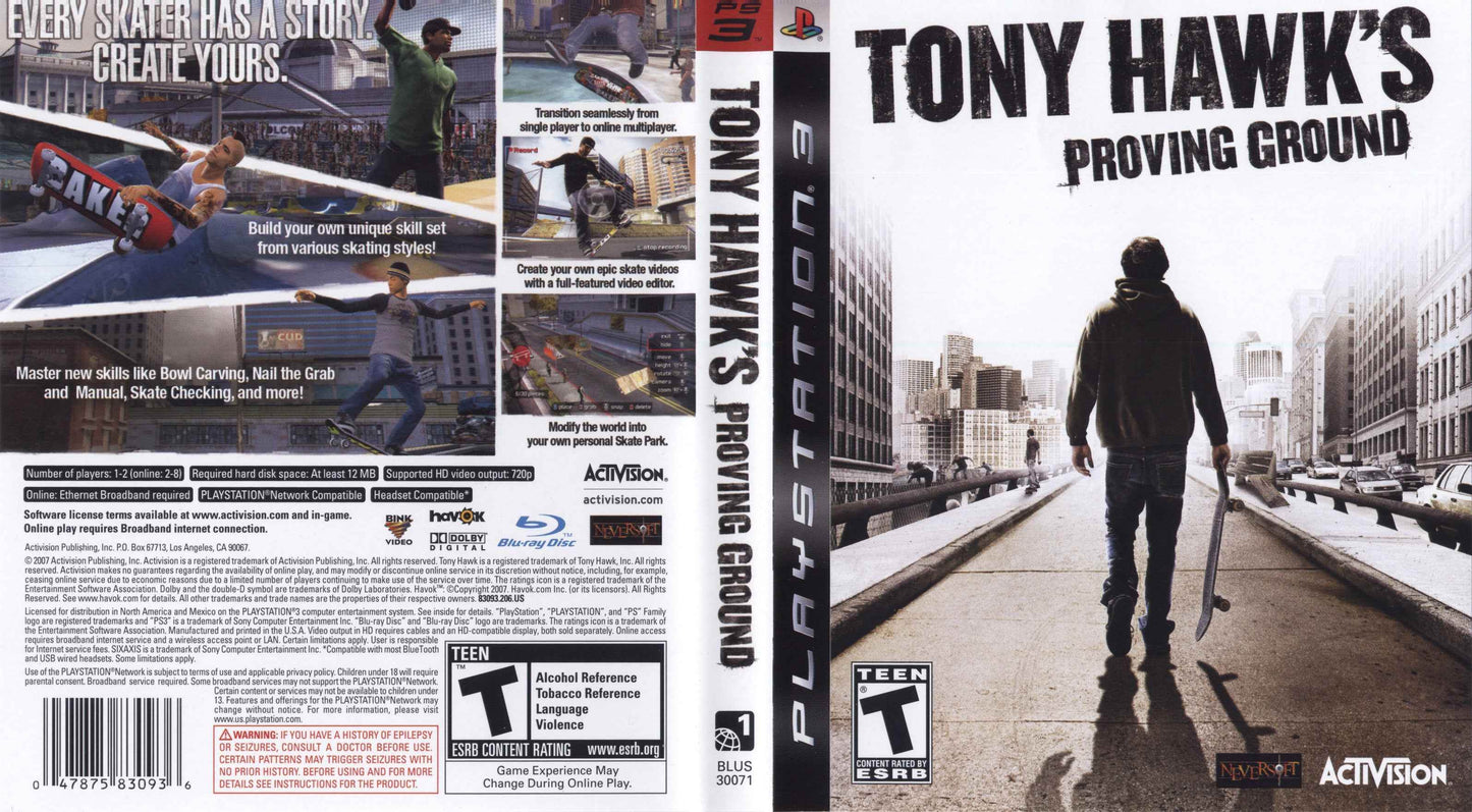Tony Hawk's Proving Ground Cover Art - WOI Solutions