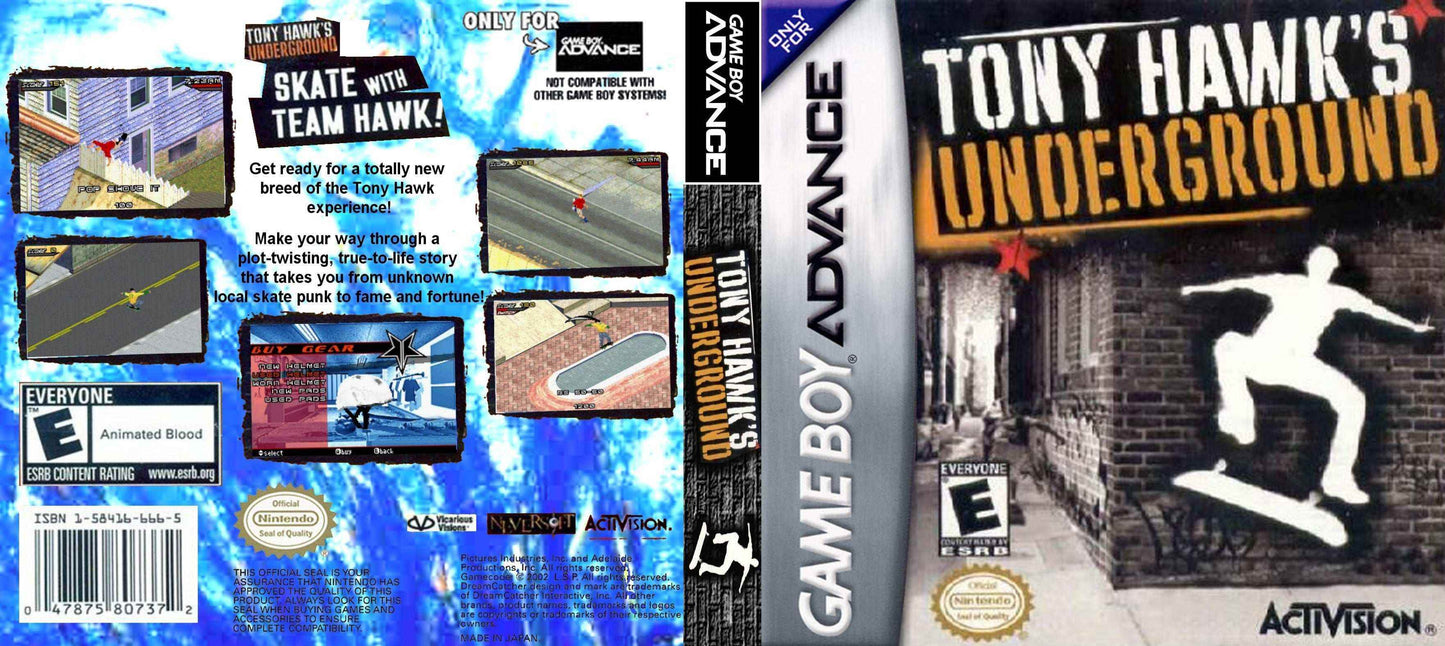 Tony Hawk's Underground Cover Art - WOI Solutions