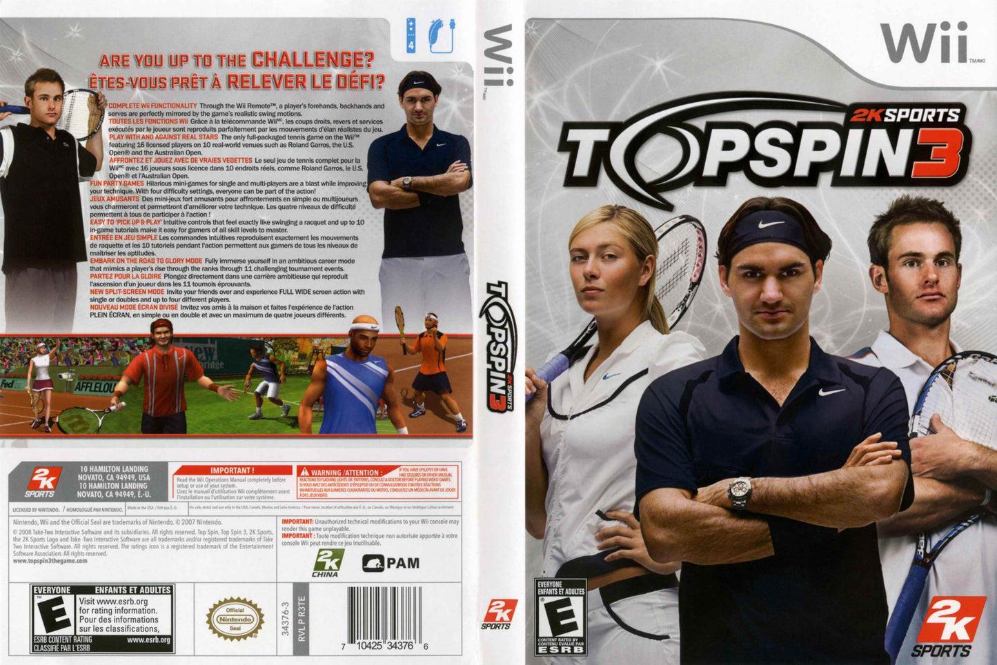 Top Spin 3 Cover Art - WOI Solutions