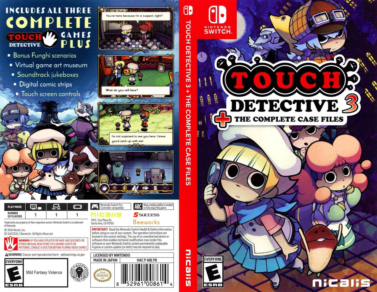 Touch Detective 3 + The Complete Case Files Cover Art - WOI Solutions