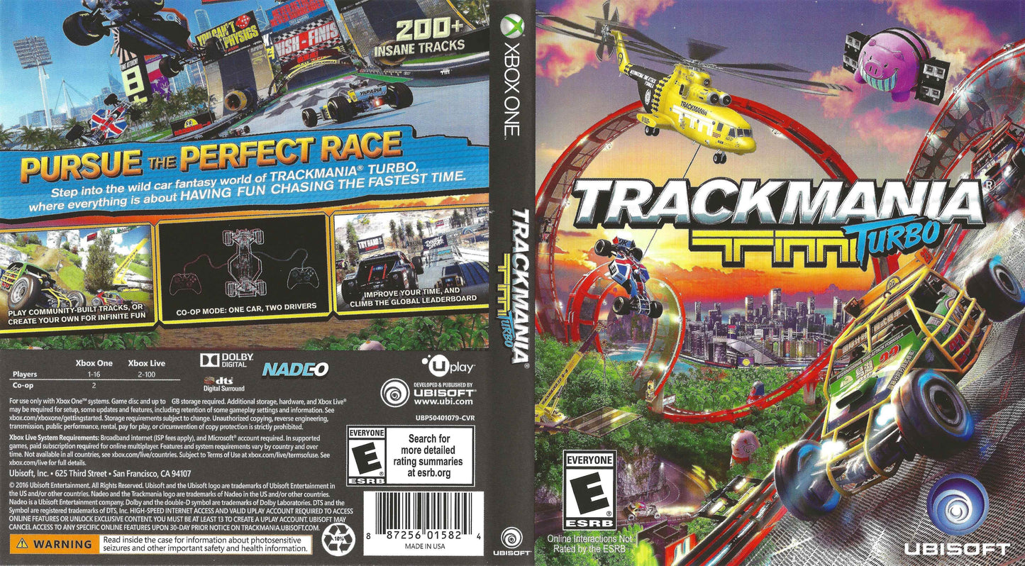 Trackmania Turbo Cover Art - WOI Solutions