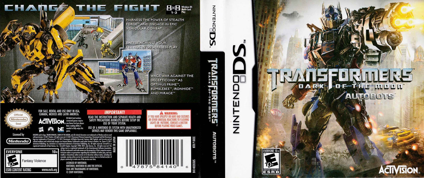 Transformers Dark of the Moon - Autobots Cover Art - WOI Solutions