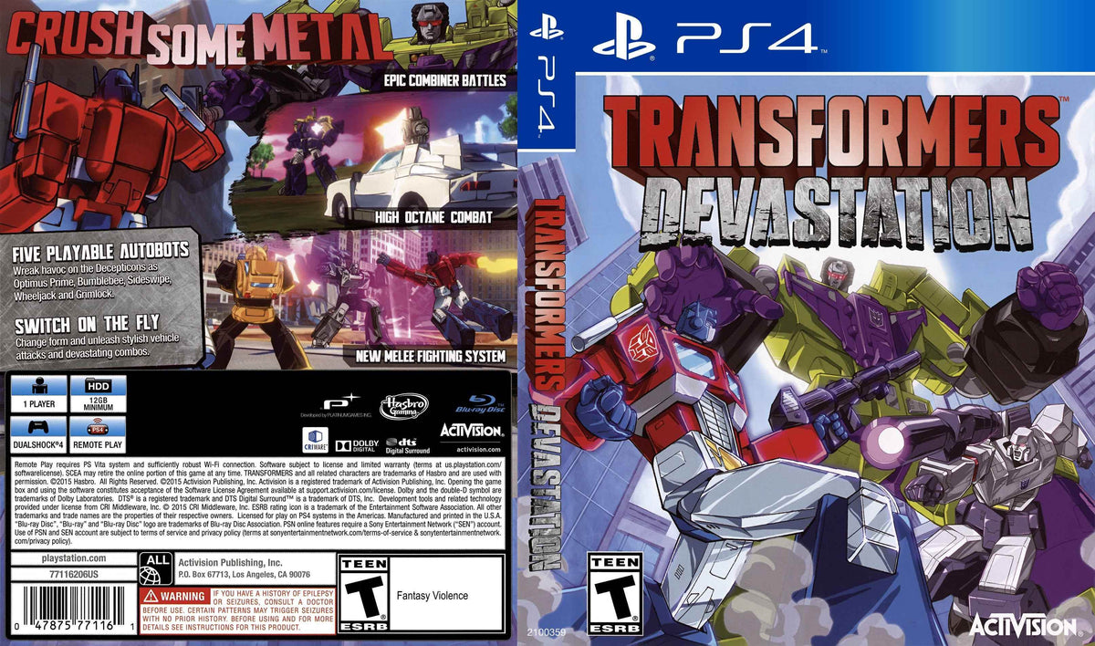 Transformers Devastation Cover Art - WOI Solutions