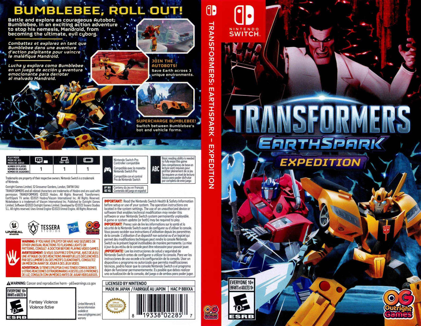 Transformers EarthSpark Expedition Cover Art - WOI Solutions