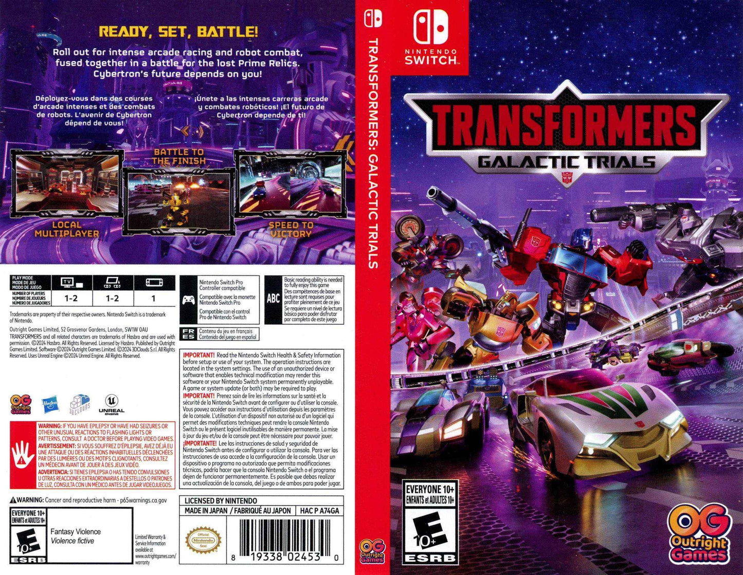 Transformers Galactic Trials Cover Art - WOI Solutions
