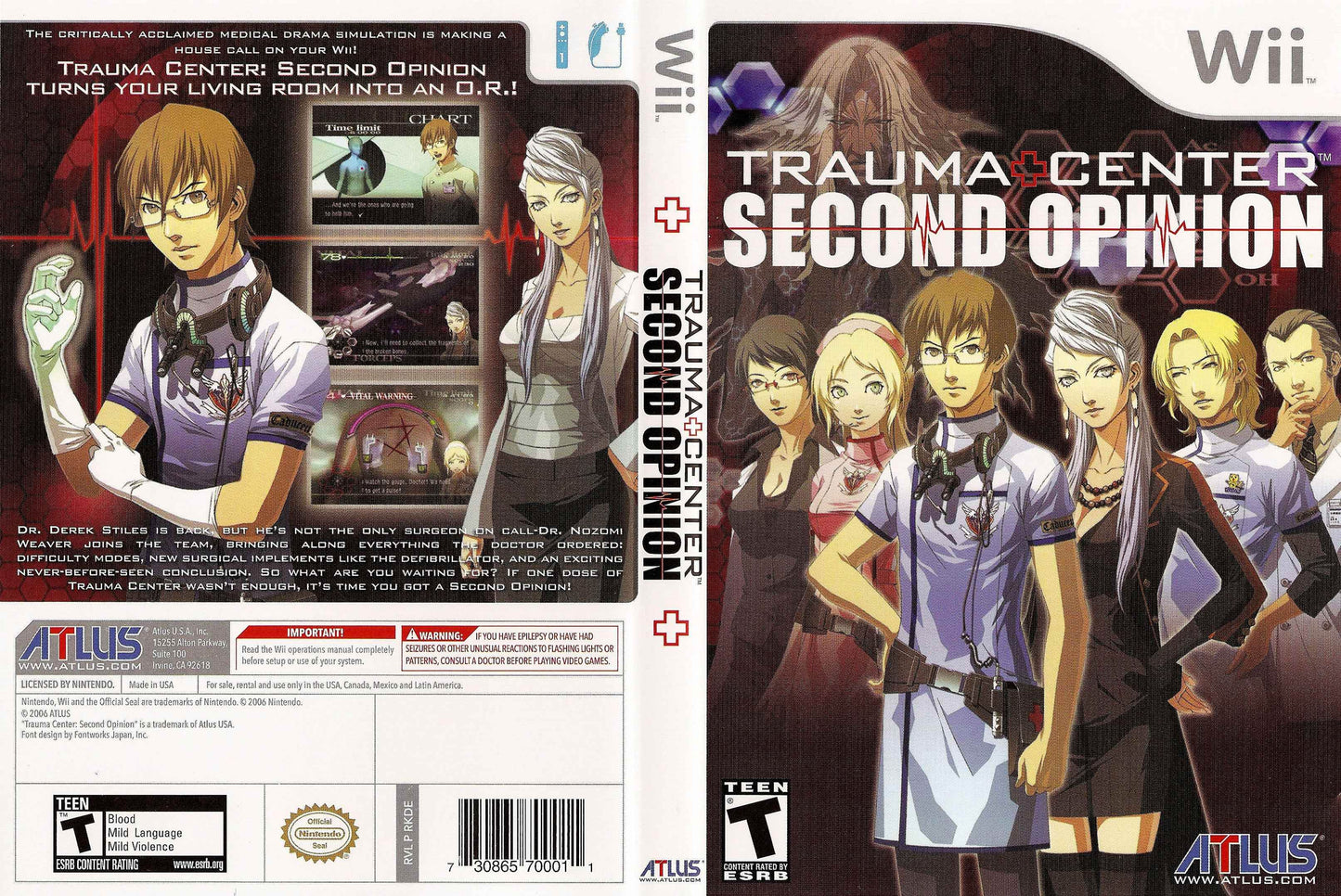 Trauma Center Second Opinion Cover Art - WOI Solutions
