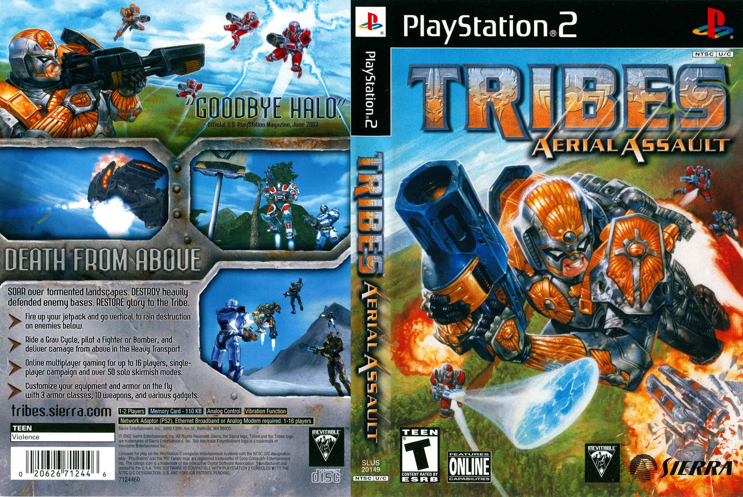 Tribes Aerial Assault Cover Art - WOI Solutions