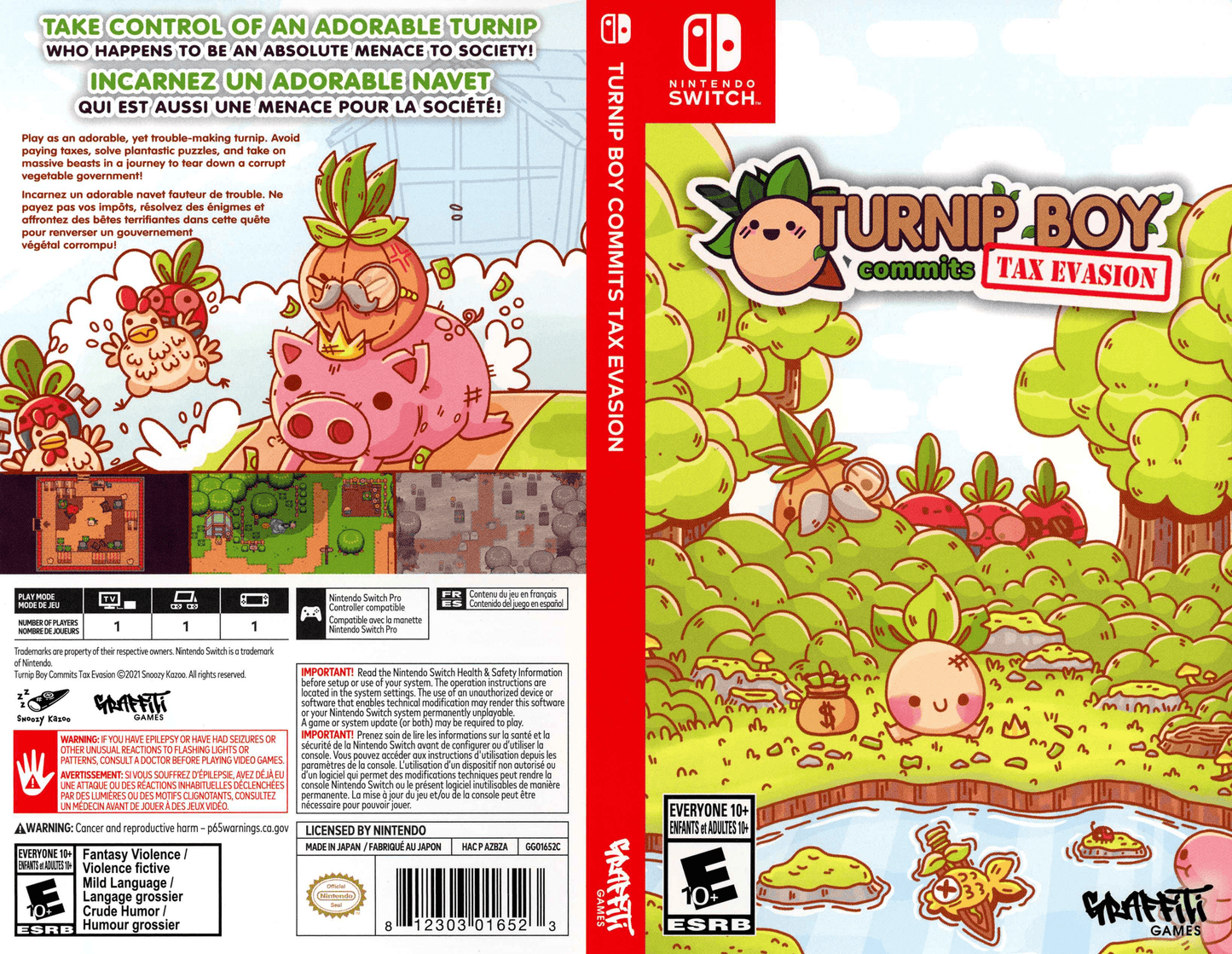 Turnip Boy Commits Tax Evasion Cover Art - WOI Solutions