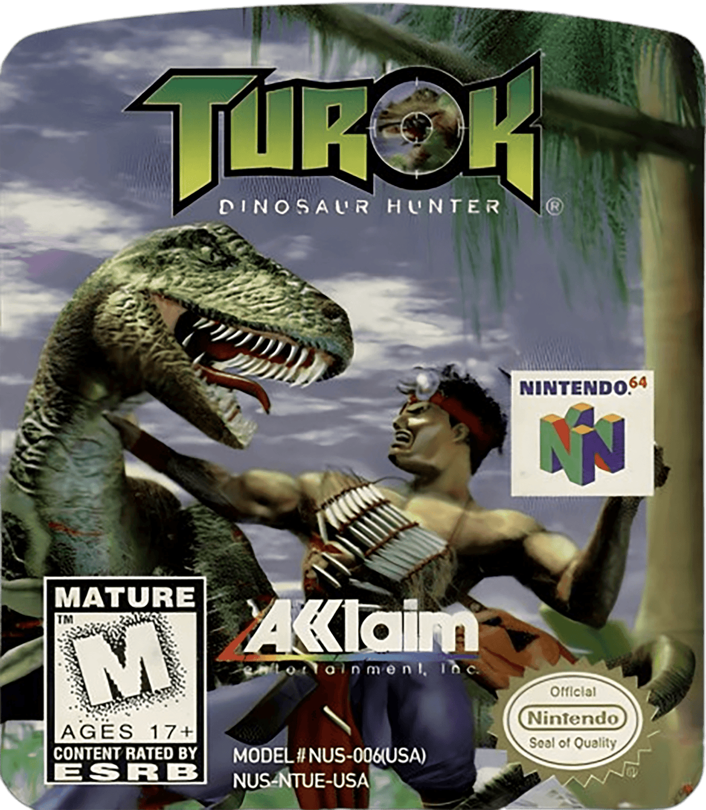 Turok Dinosaur Hunter Cover Art - WOI Solutions