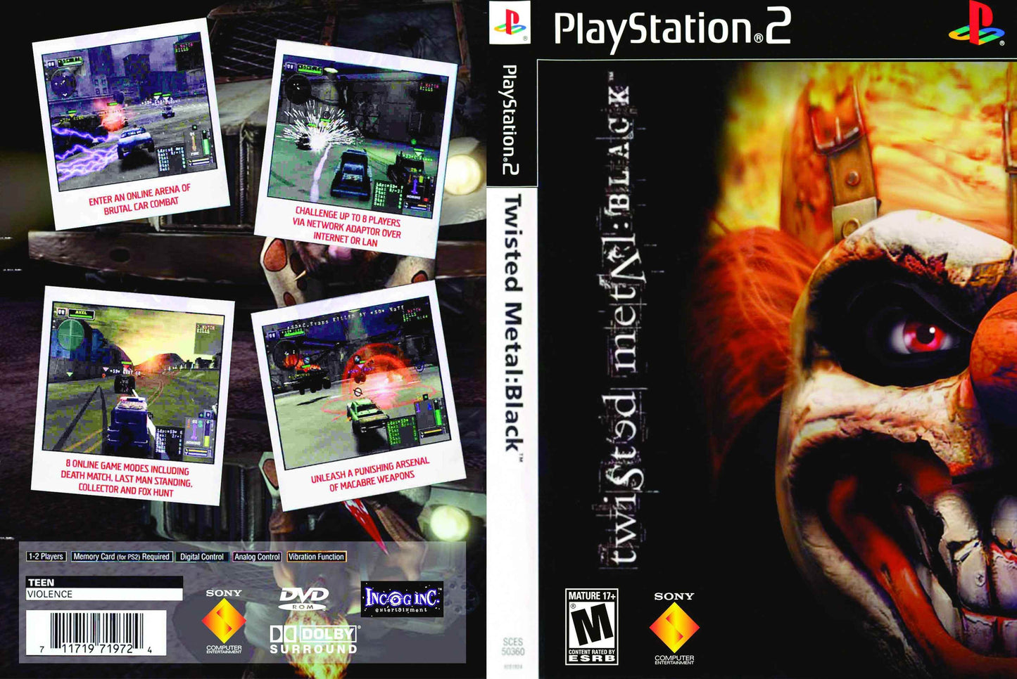 Twisted Metal Black Cover Art - WOI Solutions