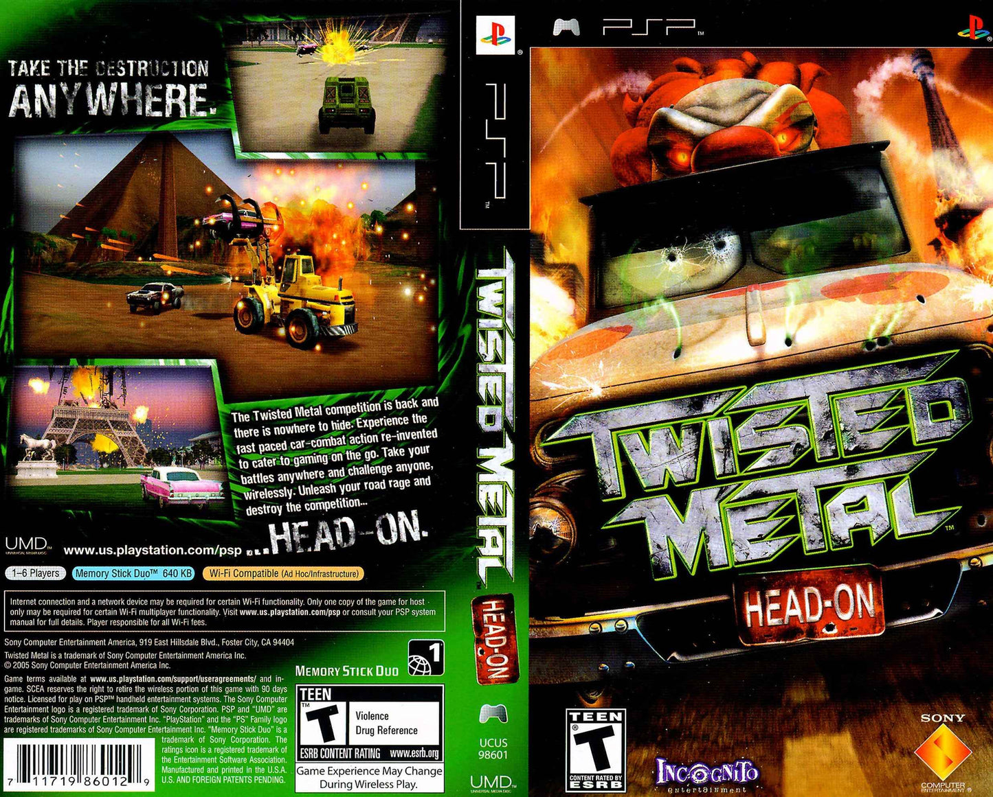 Twisted Metal Head-On Cover Art - WOI Solutions