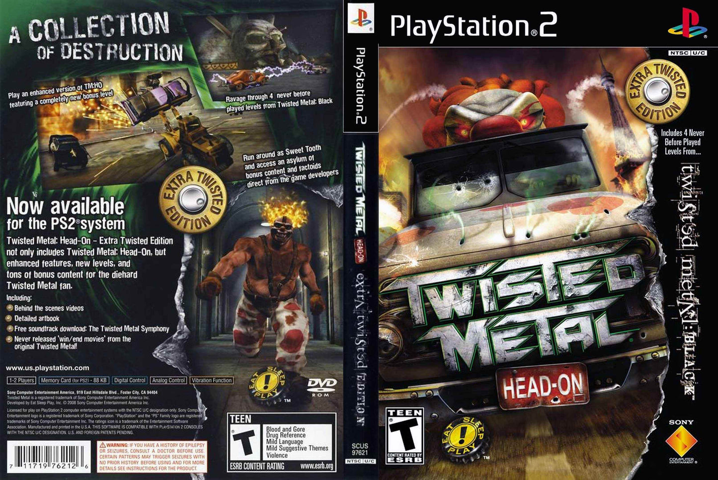 Twisted Metal Head-On Cover Art - WOI Solutions