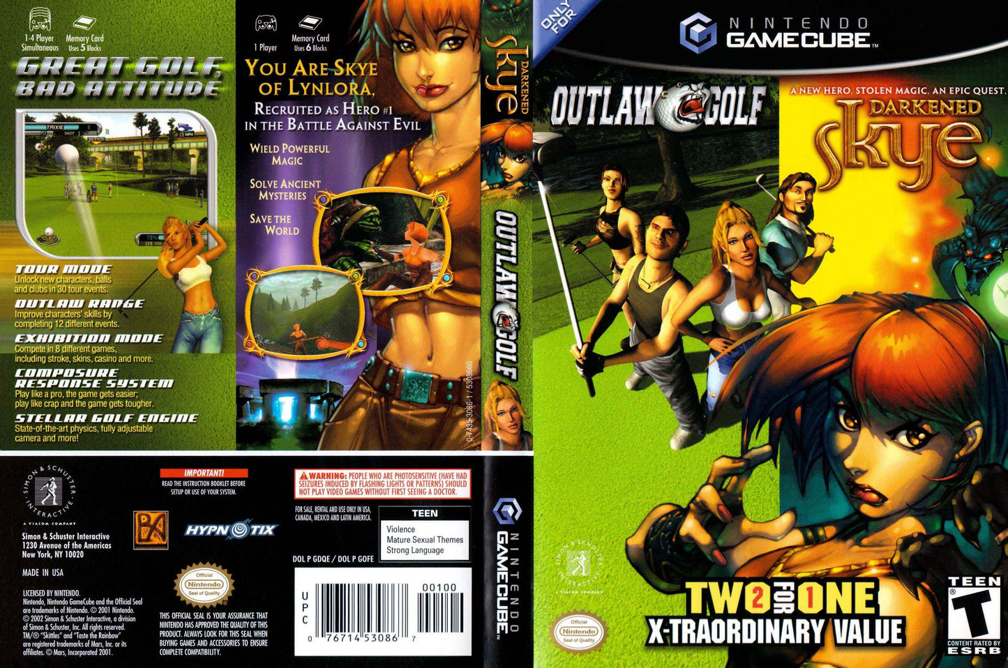 Two For One Outlaw Golf & Darkened Skye Cover Art - WOI Solutions